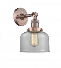 Innovations Lighting 203-AC-G72 - Bell - 1 Light - 8 inch - Antique Copper - Sconce