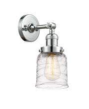 Innovations Lighting 203-PC-G513 - Bell - 1 Light - 5 inch - Polished Chrome - Sconce