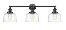 Innovations Lighting 205-BK-G713 - Bell - 3 Light - 32 inch - Matte Black - Bath Vanity Light