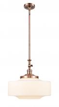 Innovations Lighting 206-AC-G691-16 - Bridgeton - 1 Light - 16 inch - Antique Copper - Stem Hung - Mini Pendant