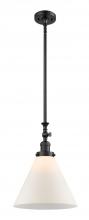 Innovations Lighting 206-BK-G41-L - Cone - 1 Light - 12 inch - Matte Black - Stem Hung - Adjustable Mini Pendant
