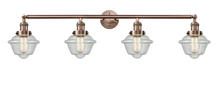 Innovations Lighting 215-AC-G534 - Oxford - 4 Light - 46 inch - Antique Copper - Bath Vanity Light