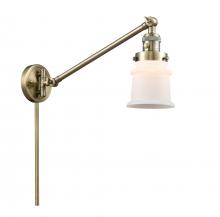 Innovations Lighting 237-AB-G181S - Canton - 1 Light - 8 inch - Antique Brass -Adjustable Swing Arm