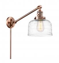 Innovations Lighting 237-AC-G713 - Bell - 1 Light - 8 inch - Antique Copper - Swing Arm