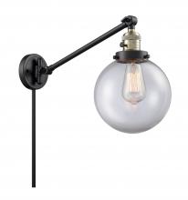 Innovations Lighting 237-BAB-G202-8 - Beacon - 1 Light - 8 inch - Black Antique Brass - Swing Arm