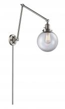 Innovations Lighting 238-SN-G202-8 - Beacon - 1 Light - 8 inch - Brushed Satin Nickel - Swing Arm