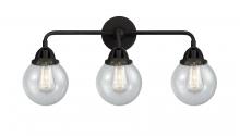 Innovations Lighting 288-3W-BK-G204-6 - Beacon - 3 Light - 24 inch - Matte Black - Bath Vanity Light