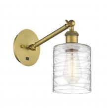 Innovations Lighting 317-1W-BB-G1113 - Cobbleskill - 1 Light - 5 inch - Brushed Brass - Sconce