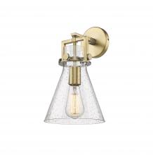 Innovations Lighting 411-1W-BB-G411-8SDY - Newton Cone - 1 Light - 8 inch - Brushed Brass - Sconce