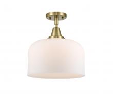 Innovations Lighting 447-1C-AB-G71-L - Bell - 1 Light - 12 inch - Antique Brass - Flush Mount