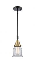 Innovations Lighting 447-1S-BAB-G182S - Canton - 1 Light - 7 inch - Black Antique Brass - Mini Pendant