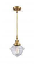 Innovations Lighting 447-1S-BB-G532 - Oxford - 1 Light - 8 inch - Brushed Brass - Mini Pendant