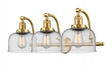 Innovations Lighting 515-3W-SG-G74 - Bell - 3 Light - 28 inch - Satin Gold - Bath Vanity Light