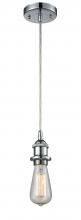 Innovations Lighting 516-1P-PC - Bare Bulb - 1 Light - 5 inch - Polished Chrome - Cord hung - Mini Pendant