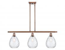Innovations Lighting 516-3I-AC-G372 - Waverly - 3 Light - 36 inch - Antique Copper - Cord hung - Island Light