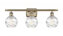 Innovations Lighting 516-3W-AB-G1213-6 - Athens Deco Swirl - 3 Light - 26 inch - Antique Brass - Bath Vanity Light