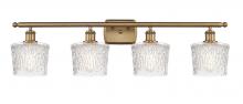 Innovations Lighting 516-4W-BB-G402 - Niagara - 4 Light - 37 inch - Brushed Brass - Bath Vanity Light