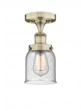 Innovations Lighting 616-1F-AB-G54 - Bell - 1 Light - 5 inch - Antique Brass - Semi-Flush Mount