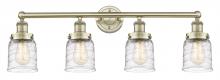 Innovations Lighting 616-4W-AB-G513 - Bell - 4 Light - 32 inch - Antique Brass - Bath Vanity Light