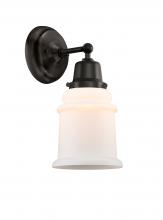 Innovations Lighting 623-1W-BK-G181 - Canton - 1 Light - 6 inch - Matte Black - Sconce