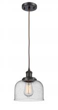 Innovations Lighting 916-1P-OB-G74 - Bell - 1 Light - 8 inch - Oil Rubbed Bronze - Cord hung - Mini Pendant