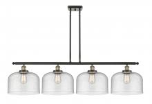 Innovations Lighting 916-4I-BAB-G74-L - Bell - 4 Light - 48 inch - Black Antique Brass - Stem Hung - Island Light