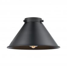 Innovations Lighting M10-BK - 10" Briarcliff Metal Shade