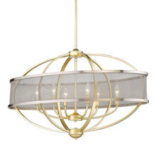 Golden 3167-LP OG-PW - Colson Linear Pendant (with shade)
