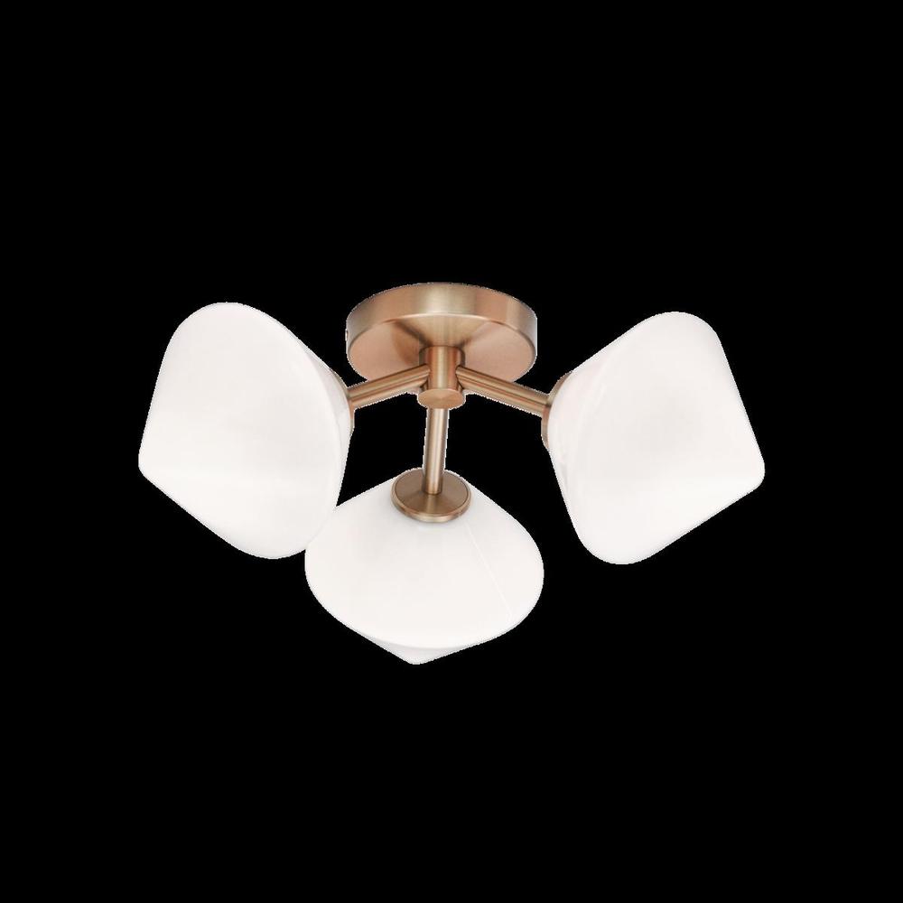 Novo Aged Gold Brass Ceiling Mount