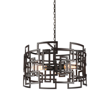CWI Lighting 9913P19-3-205 - Litani 3 Light Down Chandelier With Brown Finish