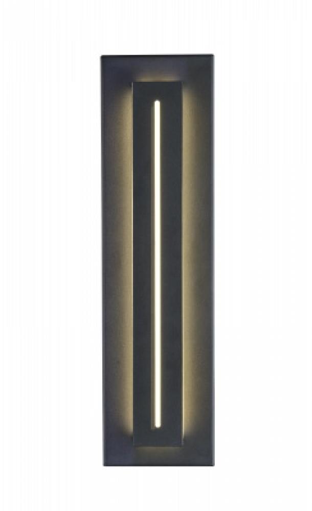 AVENUE OUTDOOR THE BEL AIR COLLECTION BLACK LED WALL SCONCE