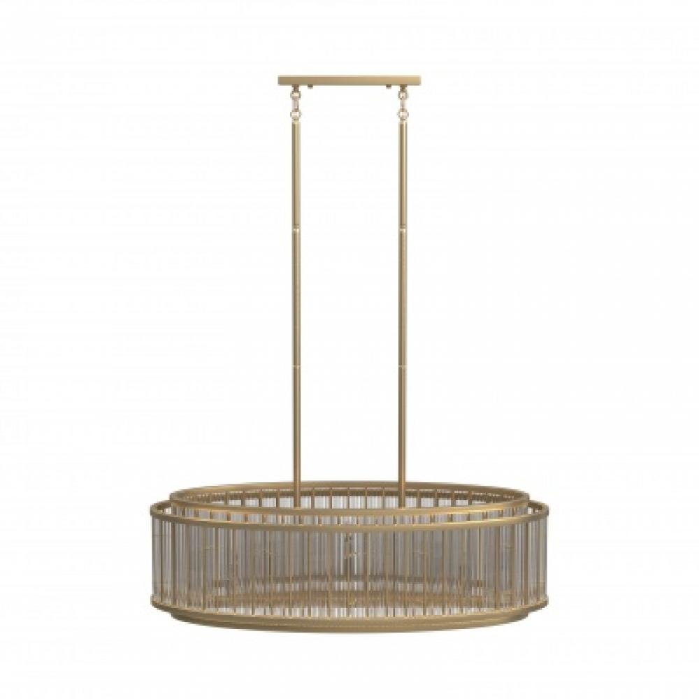 Waldorf Collection Hanging Oval Chandelier