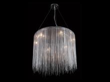 Avenue Lighting HF1202-CH - Fountain Ave. Chrome Jewelry Round Hanging Chandelier