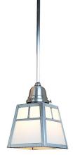 Arroyo Craftsman ASH-1TRM-BK - a-line shade one light stem mount pendant with t-bar overlay