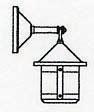 Arroyo Craftsman BB-6SWO-BZ - 6" berkeley short body wall mount