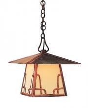 Arroyo Craftsman CH-12EF-P - 12" carmel pendant without overlay (empty)