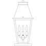 Arroyo Craftsman CRC-10RM-BZ - 10" croydon column mount