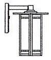 Arroyo Craftsman ETB-9GW-RC - 9" etoile wall mount