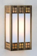 Arroyo Craftsman GSADA-12CR-BK - 12" glasgow "ada" sconce