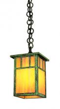 Arroyo Craftsman HH-4LEOF-S - 4" huntington one light pendant without overlay (empty)