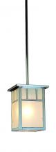 Arroyo Craftsman HSH-4LEOF-BZ - 4" huntington stem hung pendant without overlay (empty)