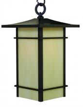 Arroyo Craftsman KAH-9TSGW-AB - 9" katsura pendant with toshi overlay