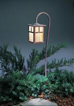 Arroyo Craftsman LV27-M6TWO-BK - low voltage 6" mission fixture with t-bar overlay