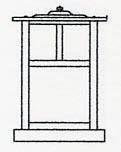 Arroyo Craftsman MC-10EGW-VP - 10" mission column mount without overlay (empty)