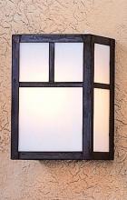 Arroyo Craftsman MS-8ECR-BK - 8" mission sconce without overlay (empty)