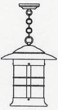Arroyo Craftsman NH-14GW-AB - 14" newport pendant
