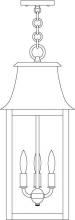 Arroyo Craftsman ORH-10RM-S - 10" orpington pendant