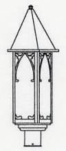 Arroyo Craftsman SGP-10GW-AB - 10" saint george post mount