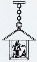 Arroyo Craftsman TRH-12MNF-P - 12" timber ridge pendant with mountain filigree