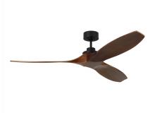 Visual Comfort & Co. Fan Collection 3CLNSM60MBK - Collins 60" Smart Indoor/Outdoor Black Ceiling Fan with Remote Control and Reversible Motor work